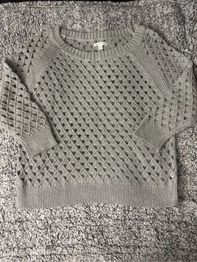 American Eagle Outfitters Gray Knit Women's Sweater